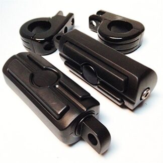 1 1/10,2 cm Highway Tête de mort Piquets de pied P-clamps support de montage pour Harley Sportster 883 1340 Xl1200