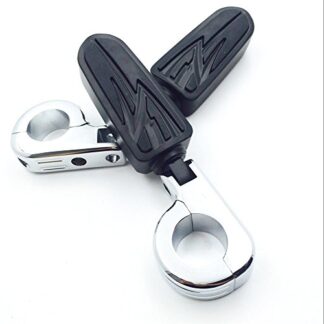 1 1/2" Radical Flame Foot Pegs P Clamps For TRIUMPH SUZUKI VL1500 VL800 VZ800