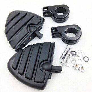 1 1/4" Wing Footpegs mount P Clamps for SUZUKI VL125 VL250 VZ1500 C800 C1800RT