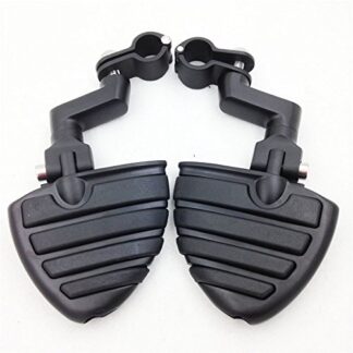1.5" 1 1/2" Wing Footpegs Offset mount Clamps for SUZUKI VL125 VL250 VZ1500 C800 C1800RT