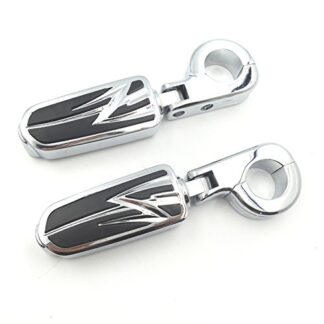 1.5" mount Flame Foot Pegs P Clamps For Honda Shadow Magna 750 valkyrie 1800
