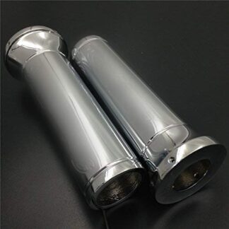 22mm 7/8" Custom Aluminum Handlebar Grips For Yamaha Yzf-R6 Yzf R6 Yzfr6 1982-2013 Chrome