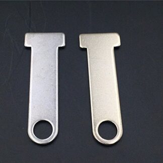 2x Universal Motorcycle Helmet Strap D-Ring Steel Lock Extensions Scooter Biker