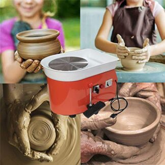 350W 110V Electric Pottery Wheel Ceramic Machine 25CM Work Clay Art Craft DIY