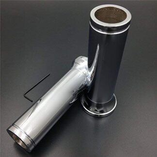 7/8" 22mm Chromed Custom Handlebar Grips For Suzuki Gsx-R Gsxr 600 750 1000 Hayabusa Gsxr1300