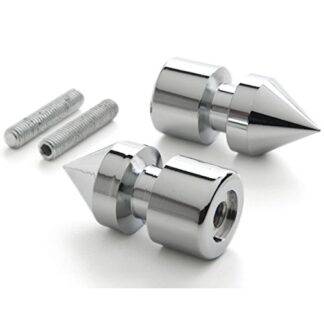 A Pair Of Sportbike Motorcycle Dirt Street Bike Chrome Spike Swingarm Spools Sliders Fit For Suzuki GSX 1300R Hayabusa 1999 2000 2001 2002 2003 2004 2005 2006 2007 2008 2009 2010 2011