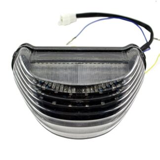 AR DONGFANG Motorcycle 2000 2001 2002 2003 2004 2005 Kawasaki ZX12R TailLights Brake Tail Lights with Integrated Turn Signals Clear