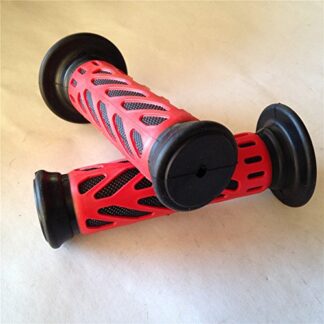 ATV WATERCRAFT Web Gel Style H Grips RED ATV QUAD YAMAHA KAWASAKI POLARIS SEADOO BOMBARDIER JET SKI ATV FOREMAN RECON RINCON Brute Force Prairie ATV BRUIN GRIZZLY KODIAK(7/8" BOTH SIDE)
