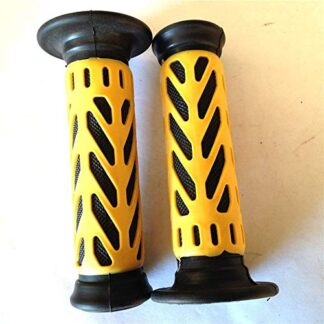 ATV WATERCRAFT Web Gel Style H Grips YELLOW ATV QUAD YAMAHA KAWASAKI POLARIS SEADOO BOMBARDIER JET SKI HONDA ATV FOREMAN RECON RINCON Brute Force Prairie ATV BRUIN GRIZZLY KODIAK(7/8" BOTH SIDE)