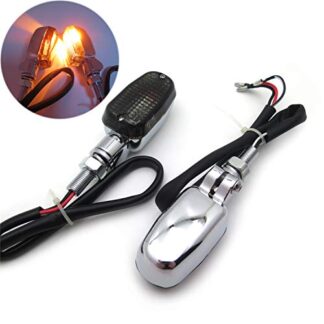 Aluminum 10mm Stalk Motorcycle Turn Signals Blinker Lights for universal bike