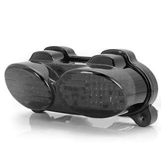 Amazinea Smoke Integrated 90 LED Brake Blinker Tail Light for Kawasaki ZR7S ZX6R ZX900 ZX9R ZZR600