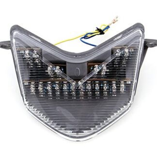 Areyourshop Integrated LED TailLight Turn Signals For Kawasaki Ninja ZX-6R/6RR/636 ZX10R Clear