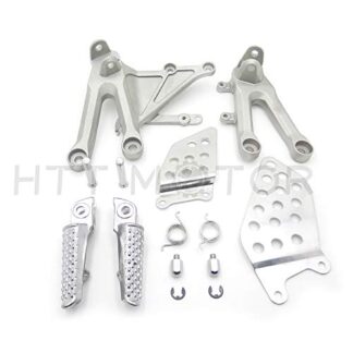 Argent avant Rider Piquets de pied support pour Honda Cbr1000rr 2004 2005 2006 2007