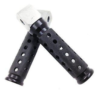 BLACK Front Foot Pegs For YAMAHA FZR 600 Seca II XJ 600S YZF 600R 750R 1000R motorcycle new