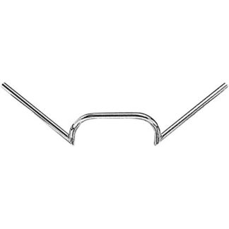 BikeMaster 7/8" Chrome 4-1/2" Clubman Handlebars 110540
