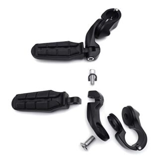 Black 2.5" Short Foot Peg Kit 1.25" Engine Guard For Shadow 400 steed400