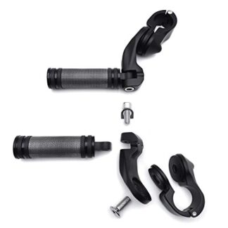 Black 2.5" Short Foot Peg Kit 1.25" Engine Guard For SuperLow 1200T XL1200T