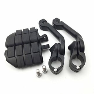 Black 5" Long Foot Peg Kit 1.25" Engine Guard For Valkyrie 1800 2004