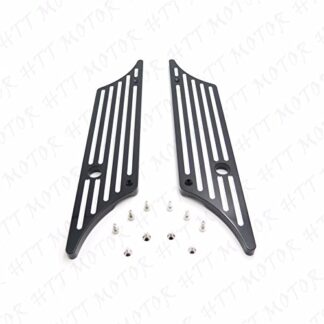 Black Billet Saddlebag Latch Cover For All Harley Touring Hard Bags 1993-2013