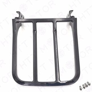 Black Detachable Rear Luggage Rack For Harley Heritage Softail Dyna Fatboy US