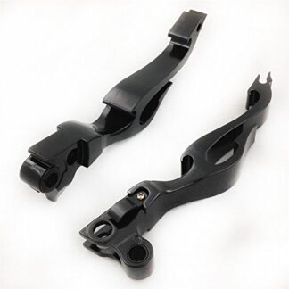 Black Flame Lever Harley Flstc Heritage Fxdwg Dyna Wide Glide Fxdb Street Bob