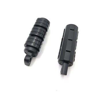 Black FootPeg For Harley w/ Male Mount Road King Sporster 883 1200 XL Touring