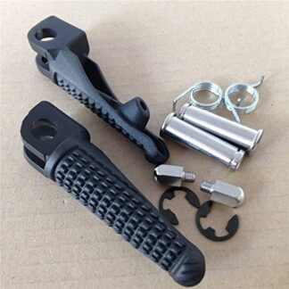Black Front Foot Pegs Footrest Fit For Kawasaki Zx6R Zx9R Zx10R Zx-6R Zx