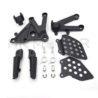 Black Front Rider Foot Pegs Bracket Fit For Cbr600Rr 2003 2004 2005 2006