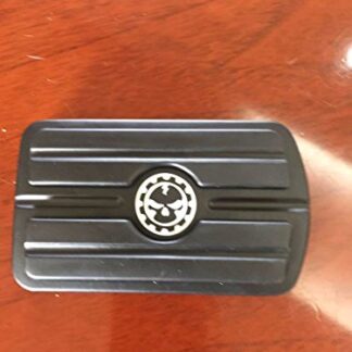 Black Harley Davidson Touring Softail Brake Pedal Large Pad H-D Willie G. Skull