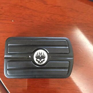 Black Harley Davidson Touring Softail Brake Pedal Large Pad H-D Willie G. Skull