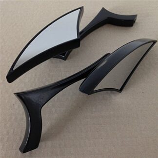 Black Mini Mirror Yamaha R1 R6 V-Max Xvs Virago Road Royal Vstar Warrior Cruiser