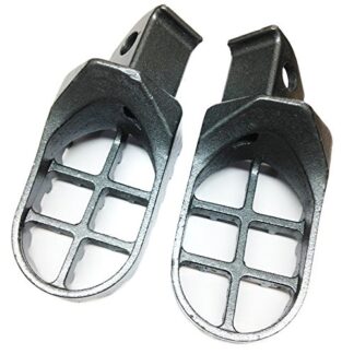 Black Motocross MX Foot Pegs For 96-97 Suzuki DR650SE 90-95 DR350 1990-1993 DR250