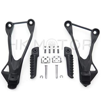 Black Rear Passenger Foot Peg Bracket Fit For Kawasaki Zx6R 2005 2006 2007 2008