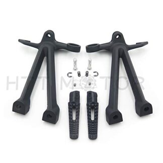 Black Rear Passenger Foot Peg Bracket Fit For Suzuki Gsx-R Gsxr1000 2007 2008