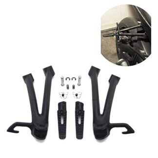 Black Rear Passenger Foot Pegs Bracket Fit For Suzuki Gsxr600 Gsxr750 2006 2007 by TTMT