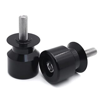 Black Swingarm Spools For Kawasaki Ninja 250R 650R Zx 6R 9R 10R 12R 14R Z1000 .