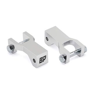 BlackPath - Fits Suzuki + Kawasaki 3.5" Front Lowering Kit LTZ 400 + KFX 400 ATV Suspension Drop (Silver) T6 Billet