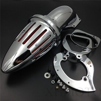 Bullet Air Cleaner Kits Intake Filter For Spirit Ace 750 1998-2013 Chrome