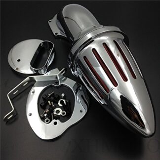 Bullet Air Cleaner Kits pour Yamaha V-Star 1100 Dragstar Xvs1100 1999–2012 Chrome