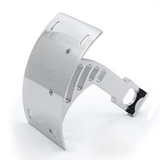 CHROMED Curved Side Mount License Plate Tag Holder Bracket For Yzf-R6S Yzf-R1