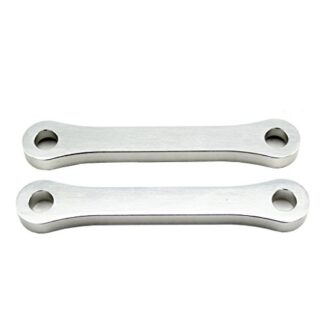 CRT Motorcycle Lowering Links Silver for Kawasaki KLR 650 1987-2007