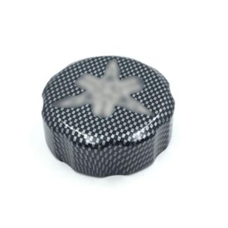 Carbon Billet Rear Brake Fluid Reservoir Oil Cap For Yamaha Yzf R6 R6S R1
