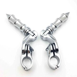 Chrome 2.5" Short Foot Peg Kit 1.25" Engine Guard For CVO Limited FLHTKSE