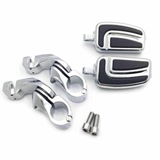 Chrome 2.5" Short Foot Peg Kit 1.25" Engine Guard For DLX600 Shadow VT600