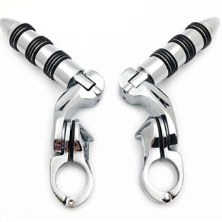 Chrome 2.5" Short Foot Peg Kit 1.25" Engine Guard For Magna VF750 VF1100