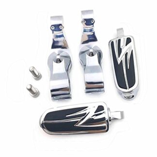 Chrome 2.5" Short Foot Peg Kit 1.25" Engine Guard For Yamaha XV250 XV400 XV535
