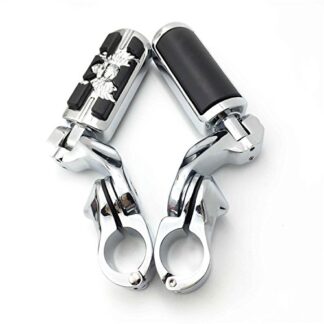 Chrome 2.5" Short Foot Peg Kit 1.25" Engine Guard For Yamaha XV750 XV1100 Virage