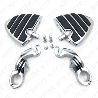 Chrome 2.5" Short FootPeg Kit 1.25" Engine Guard For Kawasaki VULCAN VN400 VN800