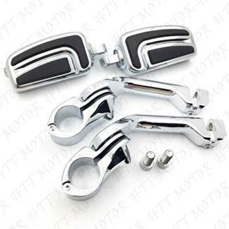 Chrome 5" Long Foot Peg Kit 1.25" Engine Guard For Honda DLX600 Shadow VT600