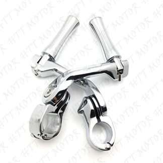 Chrome 5" Long Foot Peg Kit 1.25" Engine Guard For Honda VT750 Shadow 750